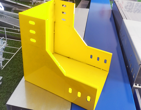 彩色喷塑桥架垂直下弯通